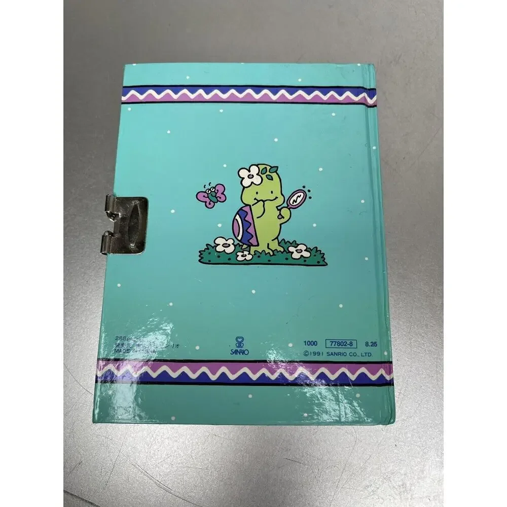 Vintage 1991 Sanrio Kimi Kameleen Turtle Diary Multi Color Paper RARE HTF